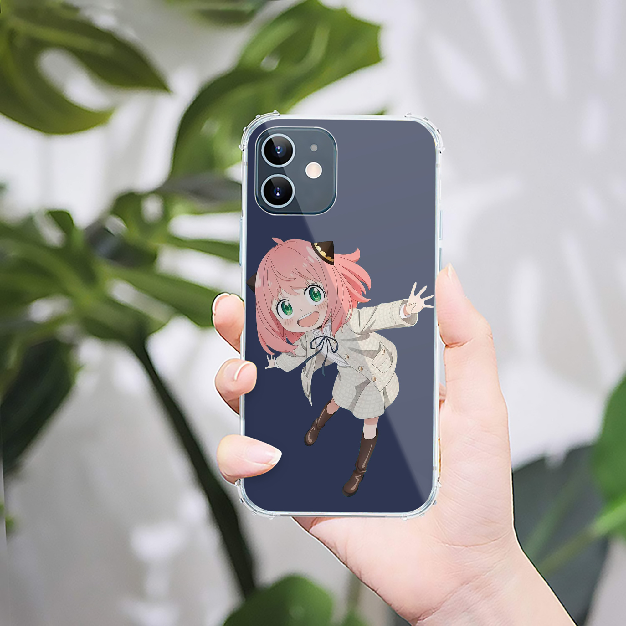 （画像用） SPY×FAMILY间谍家家酒 【iPhone 12シリーズ対応】透明スマホケース（クリアソフトケース）